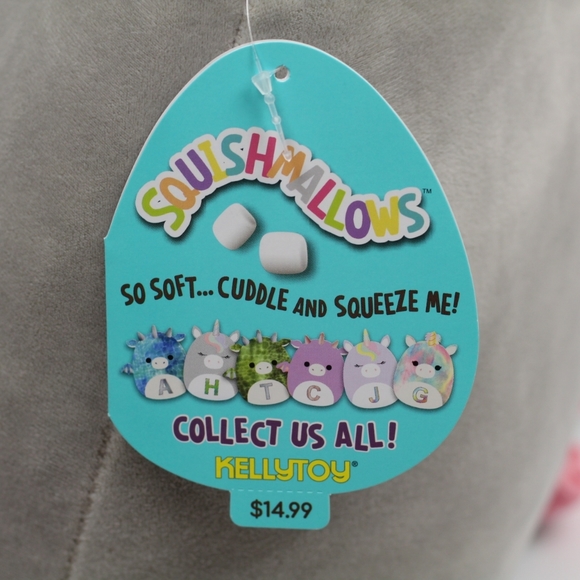 12" Monogrammed 'H' Teresa Unicorn Squishmallows - Picture 9 of 12